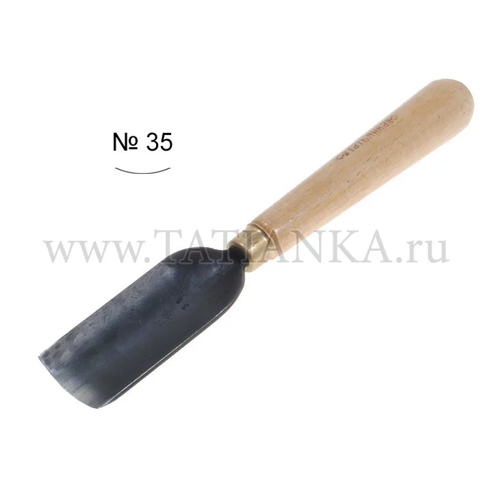 Стамеска прямая - полукруглая № 35,  27мм