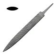 Рашпиль Hattori, овальный, N7, 100мм, 10*3.5 мм, фото 6