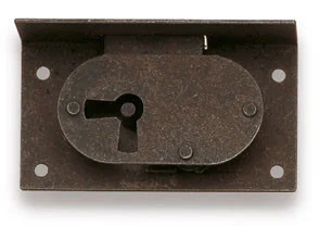 Замок накладной, левый, 35мм, д/ключа типа N,