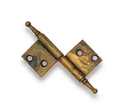 Петля карточная, 50х85мм, правая, латунь пат.