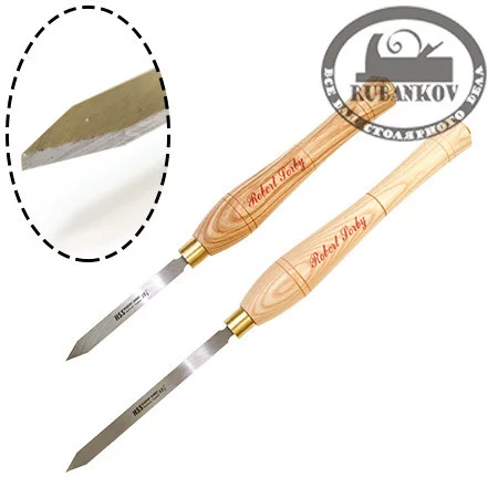 Резец токарный Robert Sorby HSS Round Skew Chisel, 10мм (3/8")