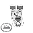 Насадка на заточной станок Tormek, для заточки стамесок и ножей рубанков <77 мм, фото 2