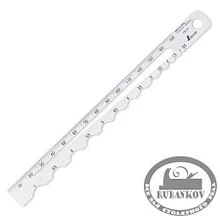 Линейка Radius Scale, Shinwa, R8-15