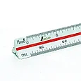 Линейка треугольная, масштабная Shinwa, 150мм, для архитекторов, фото 4
