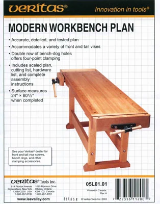 План верстака *Modern workbench*