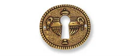 Ключевина *Louis XVI*, 50х43мм, латунь пат.