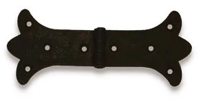 Петля карточная, 150х60мм, универс., железо чернёное.