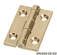 Петля карточная, Brusso, CB-301, 19*7.9мм, латунь, фото 3