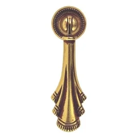 Ручка-сережка, *Louis XVI* 61x20мм, золото Валенсия., накл., винт