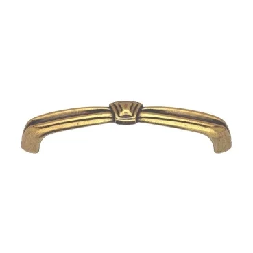 Ручка-скоба, 'Art Deco' 73х11мм, 64мм, золото Валенсия, винт,