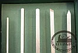 Резцы токарные Crown HSS Miniature, 250мм, рукояти - розовое дерево 158мм, 5шт, фото 3