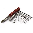 Резцы токарные Robert Sorby Modular Micro Set 12, рукоять + 12 насадок, фото 2