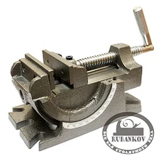 Тиски U-type angle Vise, вращение в вертикальной плоскости, ширина губок - 75мм