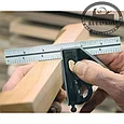 Угольник Starrett 10MH-150, 150мм, с подвижной подошвой, фото 2