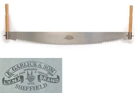 Пила двуручная Garlick/Lynx Two Man Crosscut Saw, 122cм (4ft)