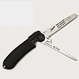 Пила безобушковая Shogun Folding Pocket Saw 2-in-1, 120мм, складная, с двумя полотнами, фото 2