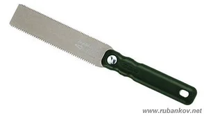 Пила гибкая для пробок, Kugihiki Mini Z-saw, 150мм, двусторонняя, пластиковая рукоять