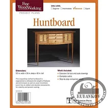 План столика Fine Woodworking Huntboard Plan