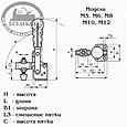 Прижимы вертикальные Piher Toggle Clamp, фото 2