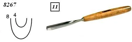 Резец PROFI № 11, 8 мм