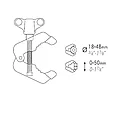 Зажим одинарный Piher MultiClamp , фото 4
