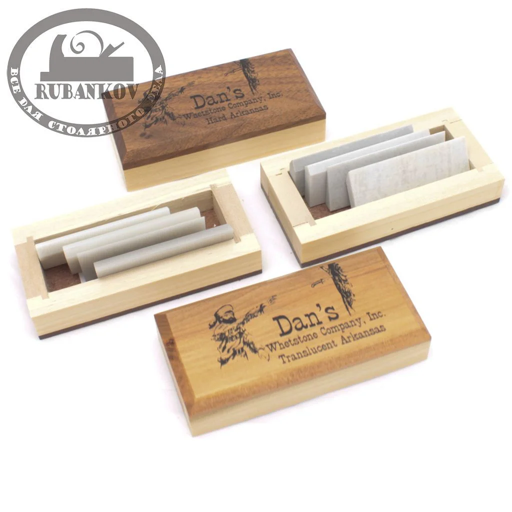 Заточной набор Dan's Fasset, 58мм, 4 шт, Arkansas Hard Carving Set