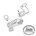 Рукоять задняя курковая для торцовочного рубанка Veritas Low-Angle Block Plane (160мм/12°), фото 3