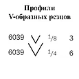 Стамески резчицкие Robert Sorby,V-образные серия 600, фото 4