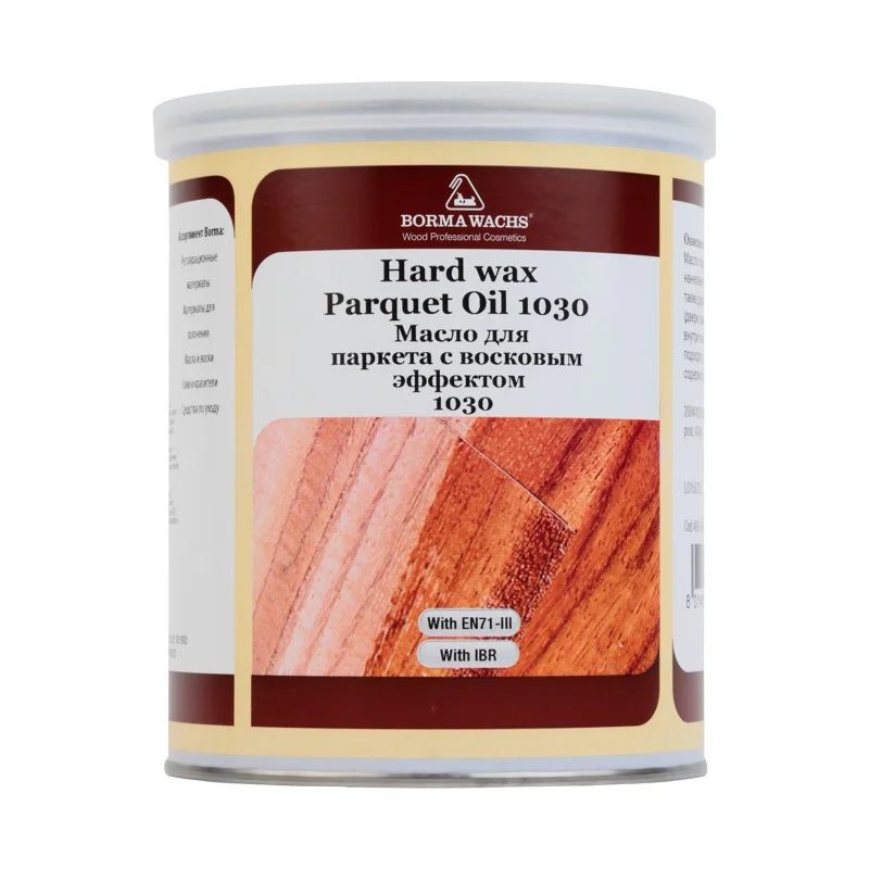 Паркетное масло  с натуральным восковым эффектом HARDWAX PARQUET OIL, 5 л