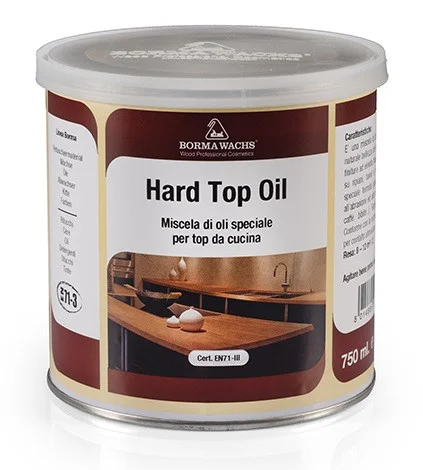 Масло твёрдое для столешниц Hard Top Oil, 750мл.
