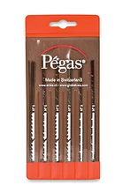 Пилки лобзиковые Pegas по дереву, 6 типов по 3 штуки