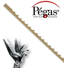 Пилки лобзиковые Pegas по дереву с пропусками между зубьями