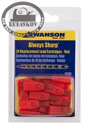 Грифели для карандаша Swanson Always Sharp, цветные