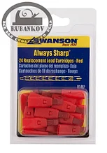 Грифели для карандаша Swanson Always Sharp, цветные