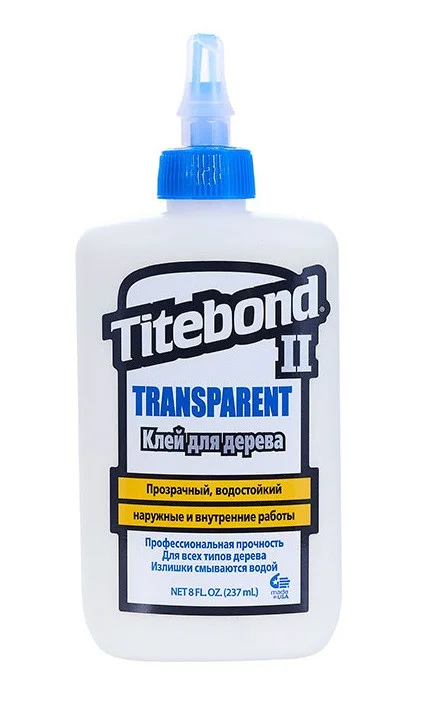 Клей Titebond II столярный влагостойкий прозрачный 237 мл