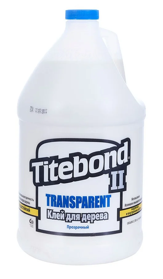 Клей Titebond II столярный влагостойкий прозрачный 3,78 л